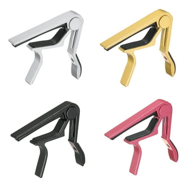 Guitar Capo Multi-Color for Acoustic Guitar, Electric Guitar, Bass, Pack of 4