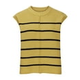 thumbnail image 3 of AherBiu Womens Sweater Tank Tops Striped Crewneck Knitted Sleeveless Going out Tops for Women, 3 of 7
