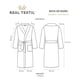 thumbnail image 5 of REAL TEXTIL Bata de Ba&ntilde;o Mujer y Hombre - Suave, Absorbente y de Secado R&aacute;pido - Albornoz Unisex y Unitalla ideal como Toalla de Ba&ntilde;o, para Spa, Nataci&oacute;n y, 5 of 7