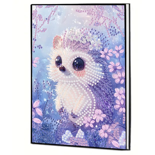 Cuadernos Pintura Diamantes Flores Con Formas Especiales para Dibujar Y Pintar