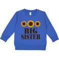 thumbnail image 2 of Inktastic Big Sister Announcement Sunflowers Toddler Sweatshirt, 2 of 4