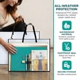 thumbnail image 5 of 2 Pack Art Portfolio Bag with Handles and Zipper 19 x 25 in for Storage, 5 of 7