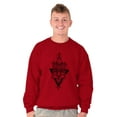 thumbnail image 5 of Wolf Pack Triangle Symbol Spirit Animal Sweatshirt for Men or Women Brisco Brands M, 5 of 6