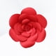 thumbnail image 5 of KAKOWELY 1 pieza de 20 cm de flores de papel 3D para decoración de pared, ideal para fiestas, hogar, bodas (rojo rubí)., 5 of 5