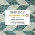 thumbnail image 3 of Nicole Miller New York Patio Country Calla Contemporary Herringbone Indoor/Outdoor Area Rug, Green/Cream, 5'2"x7'2", 3 of 9
