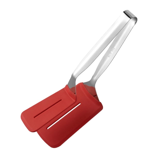 Abrazaderas para bistec Perfecl Espátula Doble de acero inoxidable rojo