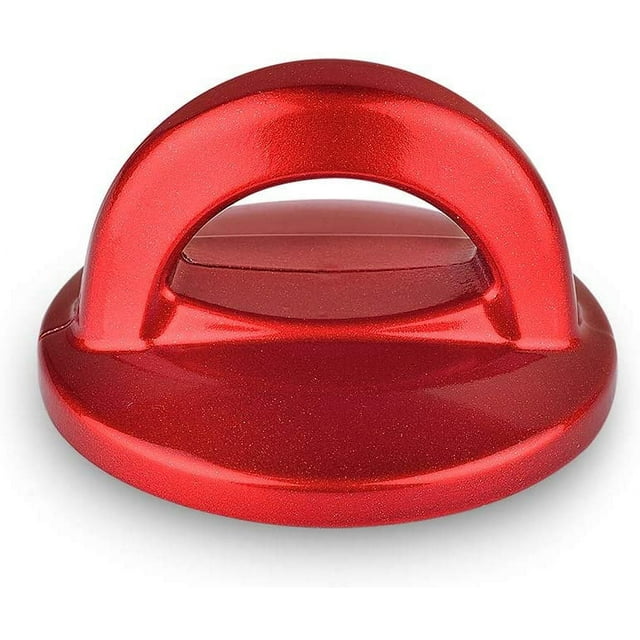 Czcpp-poignée Universelle Rouge pour Couvercle de Casserole Compatible avec Couvercles de Crockpot, Poignée de Remplacement pour Couvercle de Poêle, Bouton de Casserole Résistant à la Chaleur pour Verre, Couvercles en Acier, Poignée de Couvercle Facile à Saisir, Ustensiles de Cuisine, 2.75”x1.77”