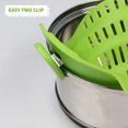 thumbnail image 4 of SUTENG Silicone Kitchen Strainer Clip On Strainer, Suitable For All Pots Bowls Kitchen Accessories Fruit Vegetable Washing Devices, Red, 4 of 5