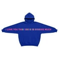 thumbnail image 4 of Drie Women'S Valentine'S Day Hoodie Womens Casual Hoodies Crew Neck Long Sleeve Sweatshirts with Pocket Lightweight Pullover Tops Blue,2XL, 4 of 4
