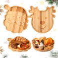 thumbnail image 7 of ACDANC 2026 New Christmas Charcuterie Board,Cheese Wood Board Charcuterie Platter Reindeer Santa Claus Gingerbread Man Wooden Serving Trays for Food Christmas Snack Party Supplies, 7 of 7