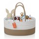 thumbnail image 1 of Organizador de pañales KiddyCare tejido, grande, gris, para bebé, 1 of 6