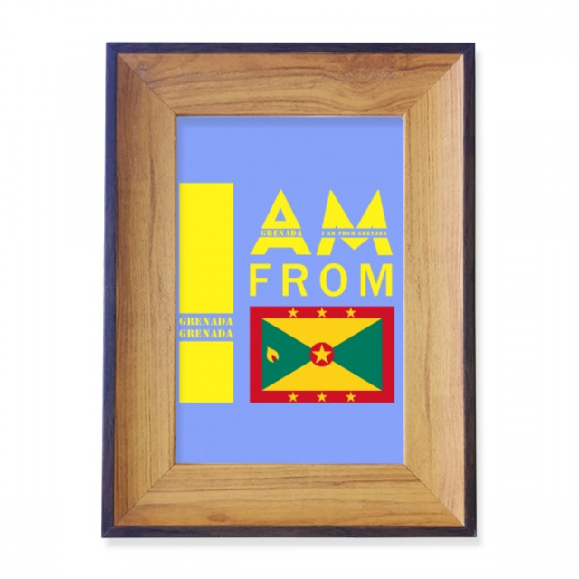 I Am From Grenada Photo Frame Exhibition Display Art Desktop Painting
