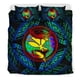 thumbnail image 2 of Juego de cama polinesio - Hawaii (Kanaka Maoli) Juego de funda nórdica - Colorido, 2 of 6