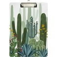 thumbnail image 1 of FMSHPON Cactus Cacti Clipboard Hardboard Wood Nursing Clip Board and Pull for Standard A4 Letter 13x9 inches, 1 of 2