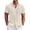 #02 Beige 【Mix, Match & Rotate: Stock Up on Daily Colors】, variant on Men's Casual Solid Color Lapel Button Down Short Sleeve Shirt Polyester Fashion Tops Breathable Summer Travel Beach Vacation Daily Wear Essential Gift for Him | JASKFLY,Army Green L