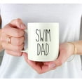 thumbnail image 3 of CTDream Simple Rustic Farmhouse Kitchen Decor 11oz. Ceramic Coffee Tea Mug Gift, Swim Dad, 1-Pack, Includes Gift Box, Minimalist, Birthday Christmas Gift Ideas, 3 of 7