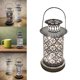thumbnail image 5 of Linternas decorativas Colgantes de metal Marroquí Decorativo LED Luces de hadas Linterna para patio, decoración para hogar y bodas, interior Estilo 2 Baoblaze Linterna de interior, 5 of 8