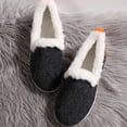 thumbnail image 6 of Women Snow Flat Boots Suede Faux Fur Lined Insulated Booties Winter Warm Lightweight Slip On Ankle Boot for Cold Weather, 6 of 9
