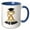 Blue/White, variant on 3drose, Cute Monkey 2013 Grad, 11oz Mug