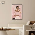 thumbnail image 3 of Simple Pink Look Canvas Fashion Art Prints by Art Remedy, Black Frame, 30 x 45, 3 of 7