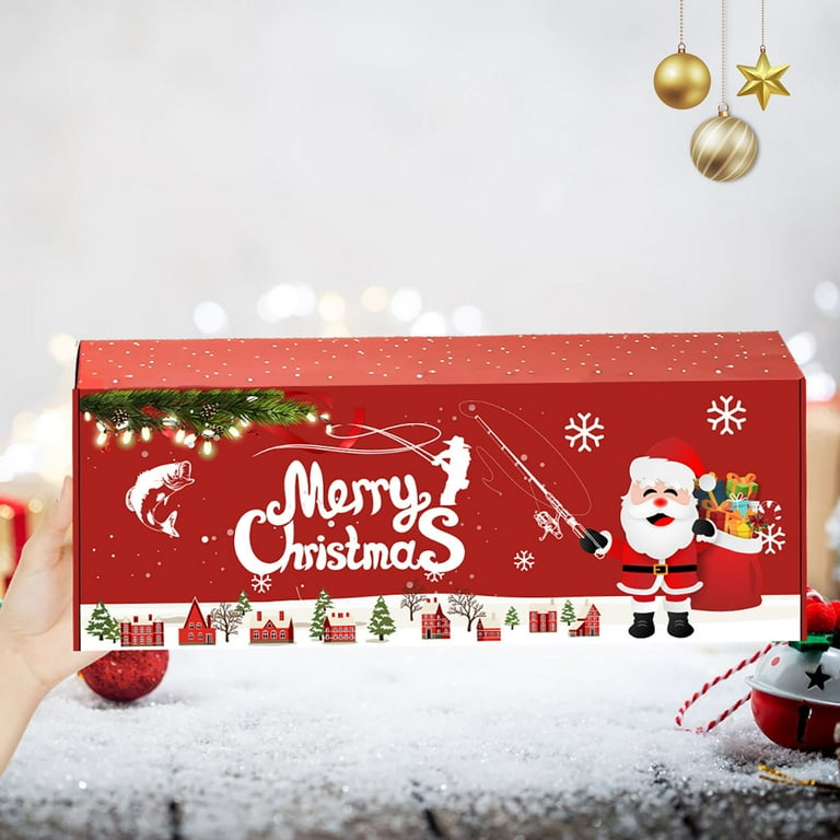 christmas fishing gift box Fishing Set Christmas Luya Creative Fishing Enthusiast Gift Set Christmas  New Year Fishing Gift Box