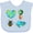 Blue, variant on Inktastic Earth Day Plant a Tree Save the Bees Save the Seas Love Your Mother Boys or Girls Baby Bib