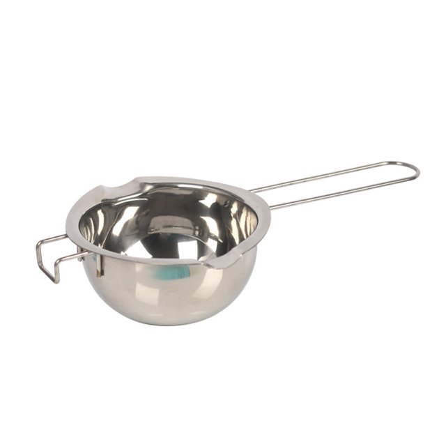 Toystoory Capacidad grande plateada del crisol del acero inoxidable para el amplio de fusión de la mantequilla y del chocolate Utensilios de cocina