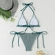 thumbnail image 5 of Trajes de Baño para Mujeres Sexy Tubo de Color Sólido Correa Superior Bikini, Traje de Baño Dividido para la Playa Y la Piscina, 5 of 9