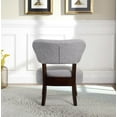 thumbnail image 3 of Nathaniel Home, Round Seat Accent Chair, Medium Density Foam, Gray, 3 of 5