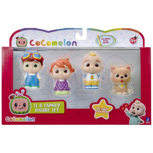CoComelon: JJ & Family Toy Figure Set [4 Pack]