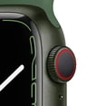 thumbnail image 2 of Refurbished Apple Watch Series 7 GPS + Cellular, 41mm Green Aluminum Case with Clover Sport Band - Regular, 2 of 5