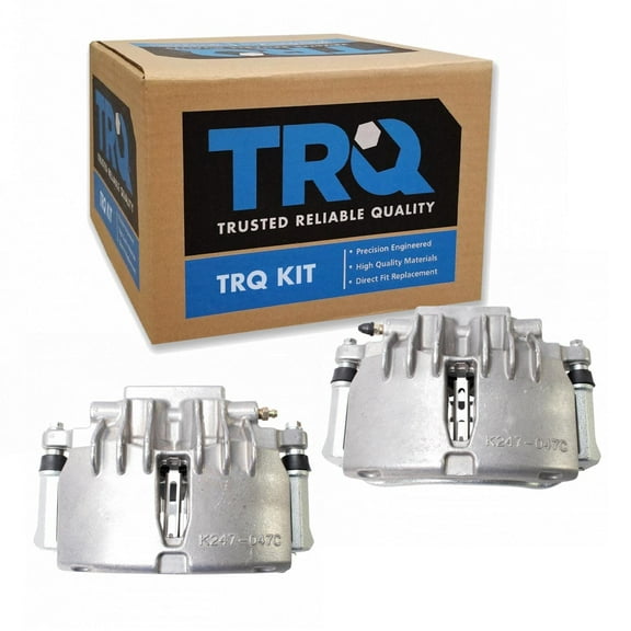TRQ Front Brake Caliper Set Compatible with 2003-2004 Ford Mustang