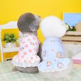 thumbnail image 1 of CBFFDC Dog Princess Dress Soft Comfortable Cartoon Pattern Dog Lace Ruffled Hem Vest Daily Wear Summer Pet, 1 of 5