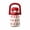 Cherry, variant on Sidagar 27 oz Insulated Stainless Steel Water Bottle with Straw and Sip Lid, Cherry