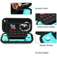 thumbnail image 4 of HEYSTOP Switch Lite Case for Nintendo Switch Lite Carrying Case with Game Cards Storage, Switch Lite Protective Cover Case with Tempered Glass Screen Protector and Thumb Grip Caps Accessories, 4 of 9