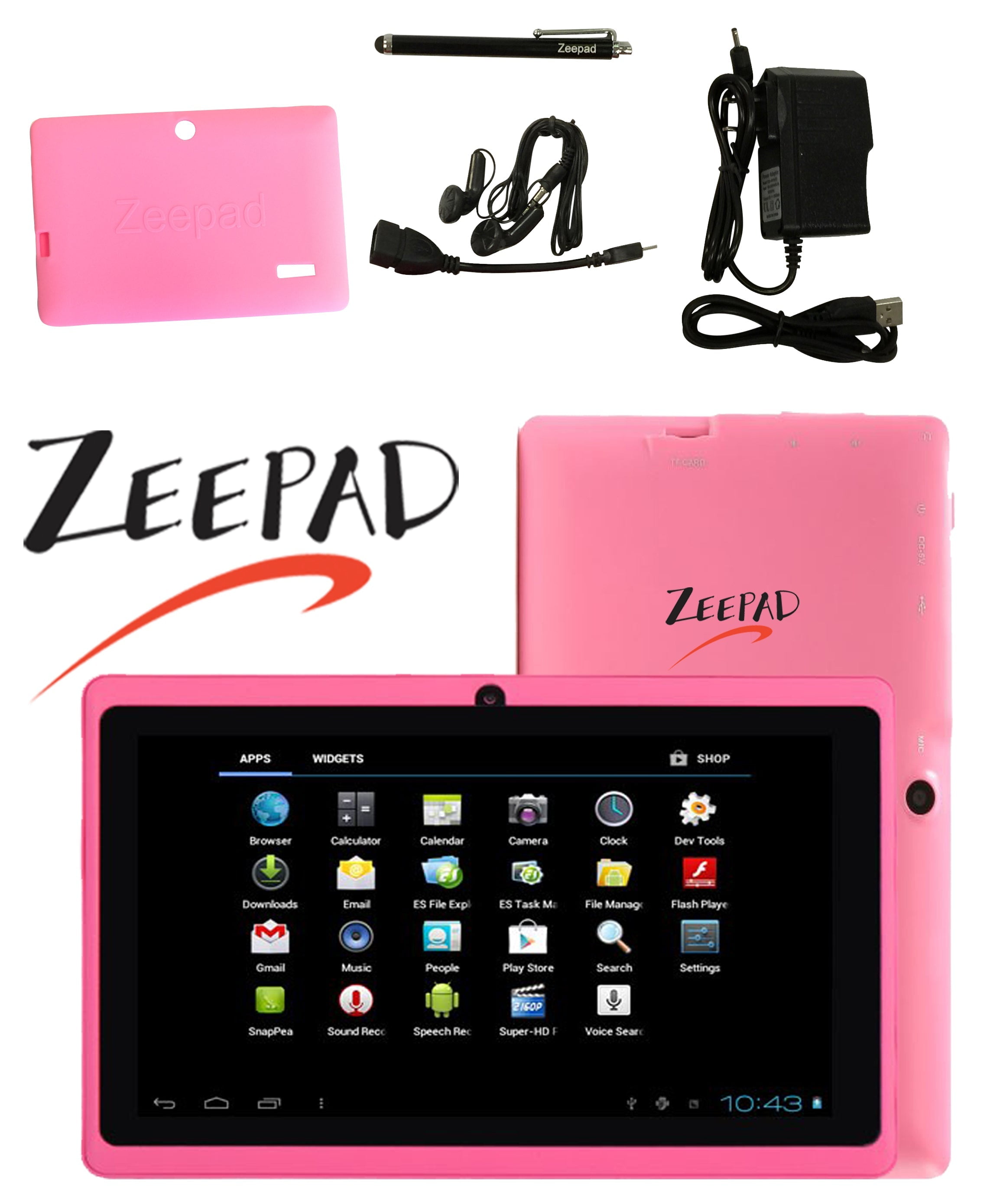 Zeepad 2QRK Android 11 Tablet 2GB RAM 32GB Hard Drive with Google Play  Store Apps Games Kids Tablet PC (Blue)