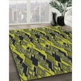 thumbnail image 3 of Ahgly Company Machine Washable Indoor Rectangle Transitional Charcoal Black Area Rugs, 8' x 10', 3 of 7