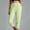 White, variant on Babysbule Pants for Women Womens Solid Color Comfortable Elastic Waist Casual Trousers With Pocket