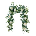 thumbnail image 3 of Guirnalda de eucalipto artificial, plantas colgantes, versátil y realista, 1,8 m de altura. Estilo C, 3 of 9