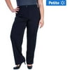 Women's Plus-Size Think Slim Tummy Slimming Career Pant with Power Mesh Liner, Available in Regular and Petite Lengths