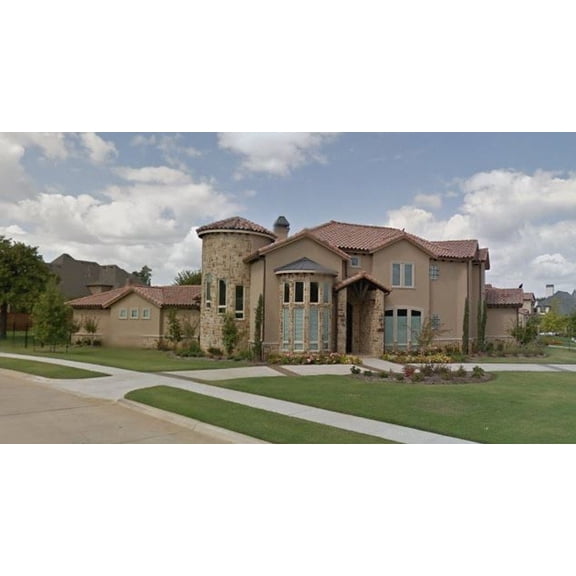 015-936: Luxury Mediterranean 2 Bed, 4 Bath Luxury Home Plan, 6052 Sq Ft: Full Blueprints with License to Build by Home Plan Marketplace - Lesuto