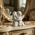 thumbnail image 2 of Angels Resin Statue Figurine,Adorable Angel Sculpture Memorial Statue for Coffee Table, Book Shelf Decor Accents, 2 of 6