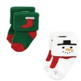 thumbnail image 6 of Hudson Baby Infant Boys Cotton Rich Newborn and Terry Socks, 12 Days Of Christmas Santa, 12-24 Months, 6 of 8