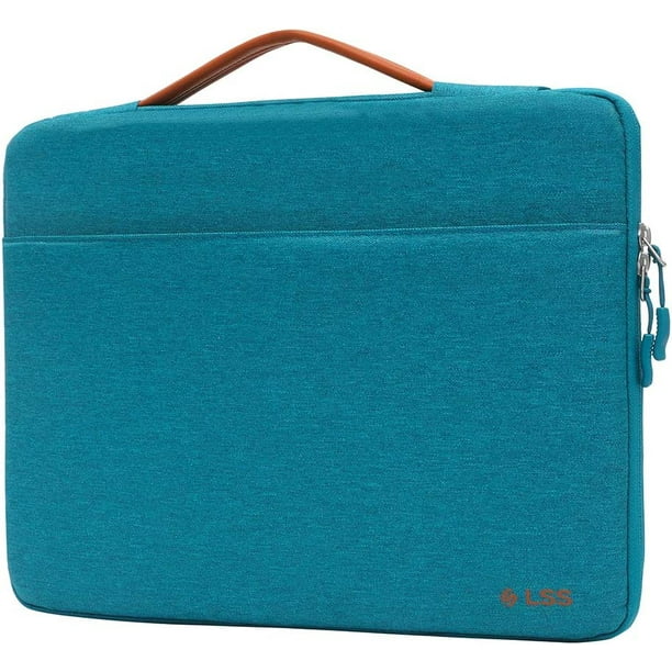 LSS Protective Laptop Sleeve Case with PU Leather Handle for Men/Women