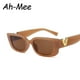 thumbnail image 5 of Gafas de sol rectangulares de marca de lujo para mujer, anteojos de sol con montura pequeña Vintage, gafas cuadradas negras clásicas para mujer, 5 of 5