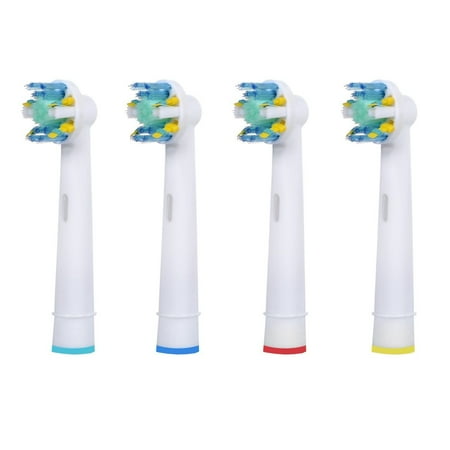 - 4 PCS Electric Tooth brush Heads Replacement Braun Oral B FLOSS ACTION EB25