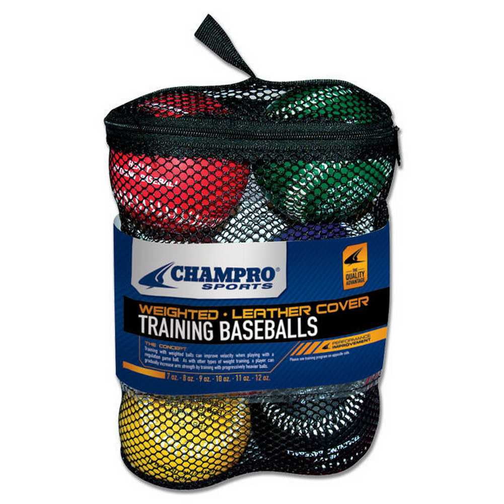 Champro Weighted Training Baseballs Team Set of 6 9.00in