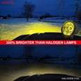 thumbnail image 3 of For 2010-2012 Toyota Prius Pair Bumper Yellow Fog Lights Driving Lamps Left&Right, 3 of 10