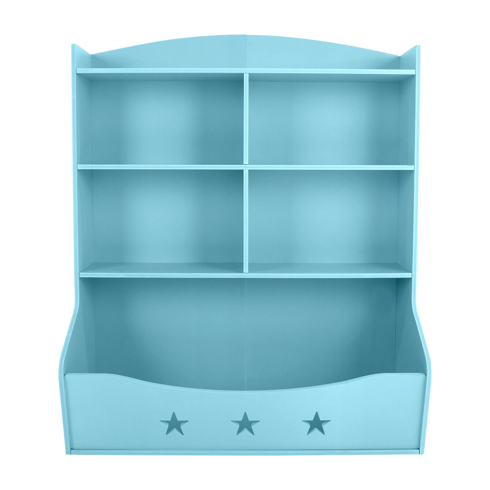 Kids Bin Toy Storage Box Bookcase Organizer Shelf Playroom Bookshelves Blue 30.12*13.39*36.61in