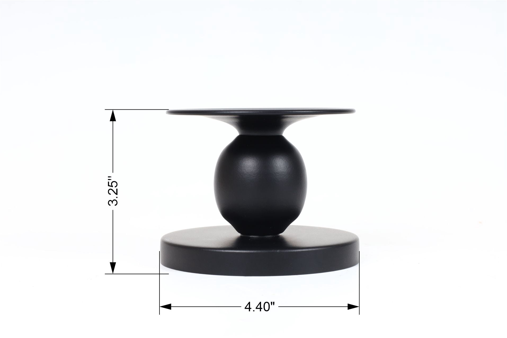 Mainstays Black Flipable Candle Holder